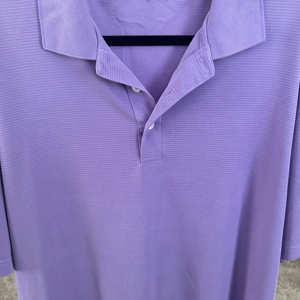 BUGATCHI Men's Purple Polo Golf Shirt